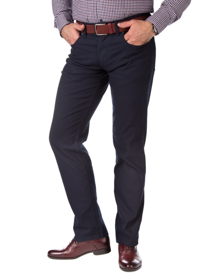 Granatowe spodnie męskie SV0038