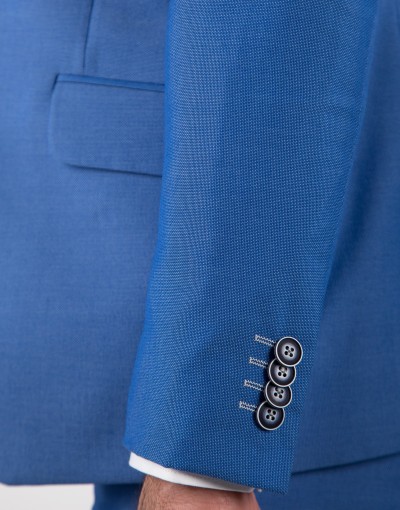 Niebieski garnitur męski GV1051