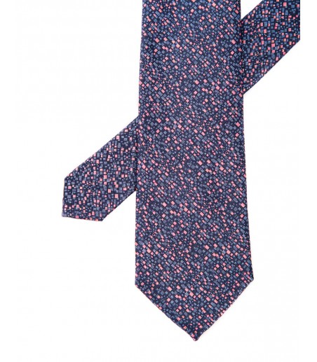 Krawat męski w dorbny print