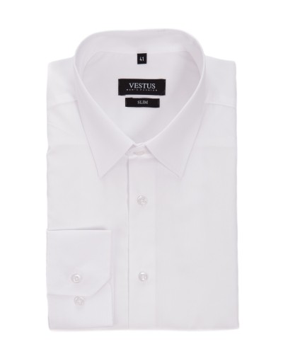 Biała koszula męska KR1026