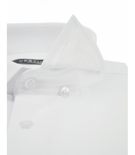 Biała koszula z krótkim rękawem KT4070