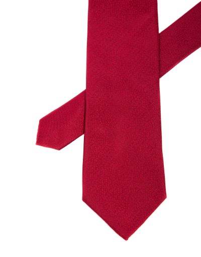 Elegancki krawat męski bordo
