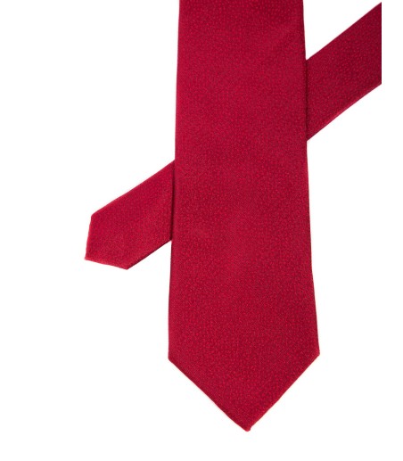 Elegancki krawat męski bordo