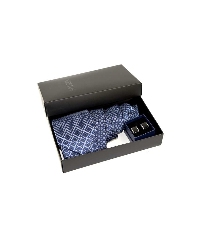Zestaw prezentowy dla Niego- krawat + spinki