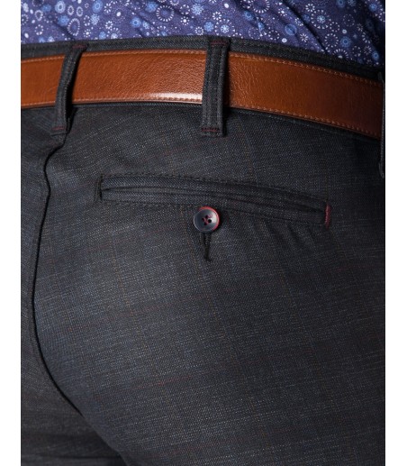 Spodnie męskie w kratę SH0138