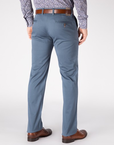 Niebieskie spodnie męskie SV0077