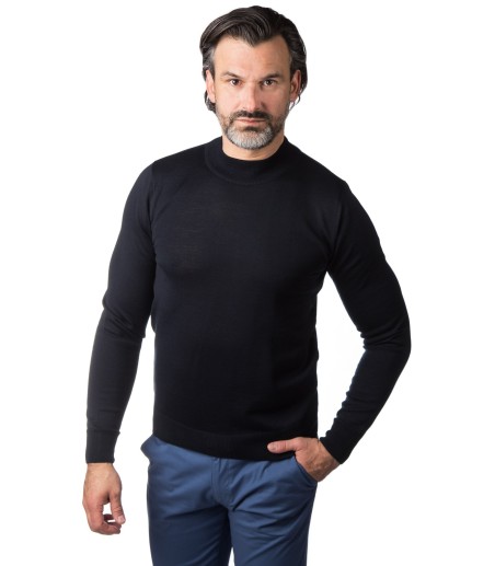 Granatowy sweter męski CT0027