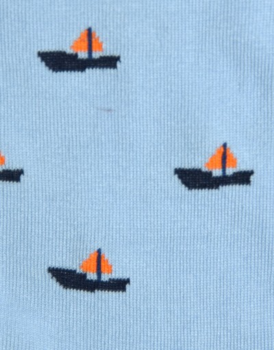 Skarpety męskie  w łódki, żaglówki - BW1212
