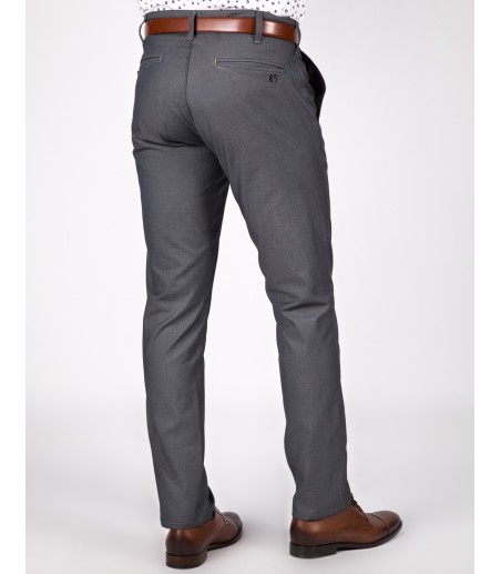Grafitowe- szare spodnie męskie SH0179