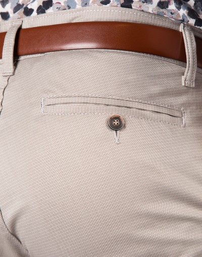 Beżowe spodnie męskie SH0182