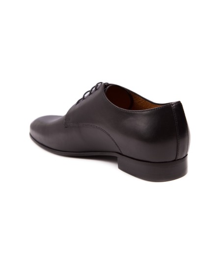 Czarne buty męskie skórzane OD3816