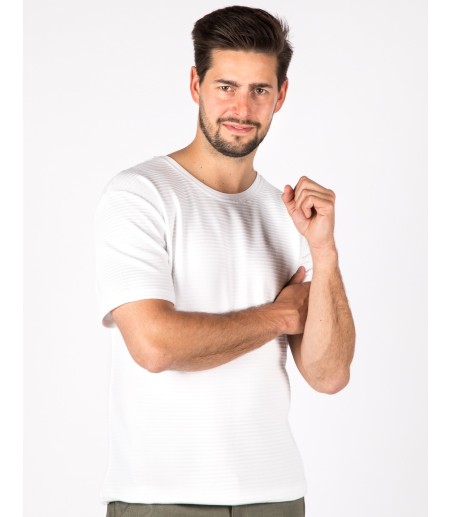 T-shirt męski biały FM0010