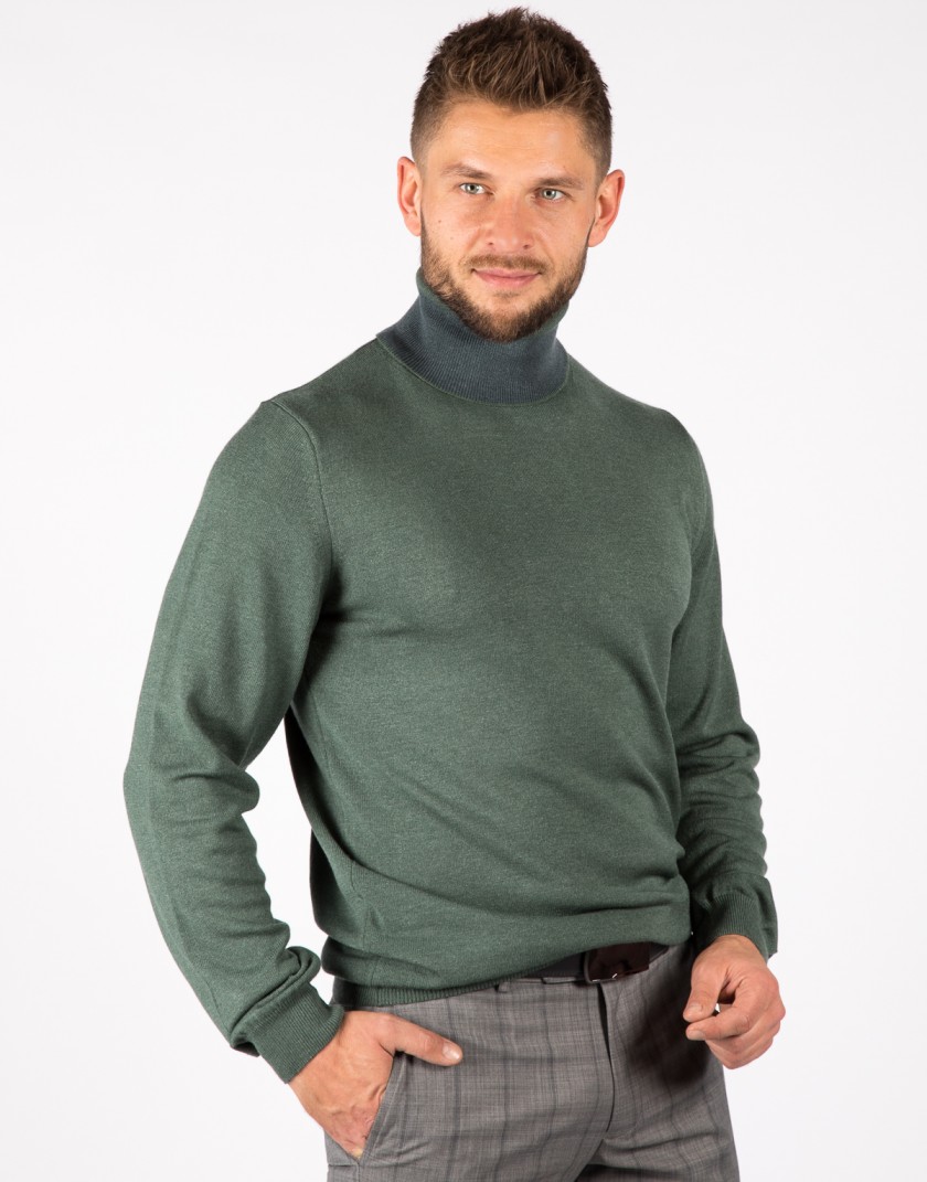 Zielony Sweter męski CT0099