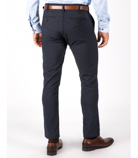 Granatowe spodnie męskie SH0184