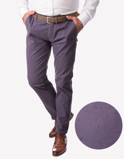 Spodnie chino z drobnymi kropkami SV0099