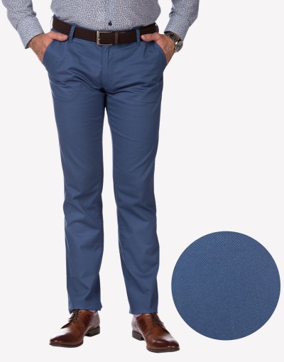 Niebieskie spodnie męskie SV0081