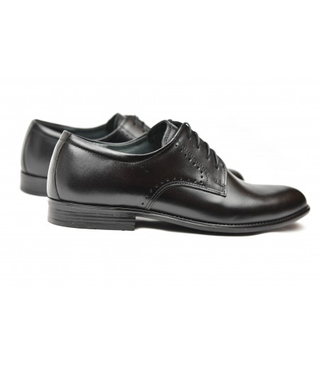 Czarne eleganckie buty męskie OP0362