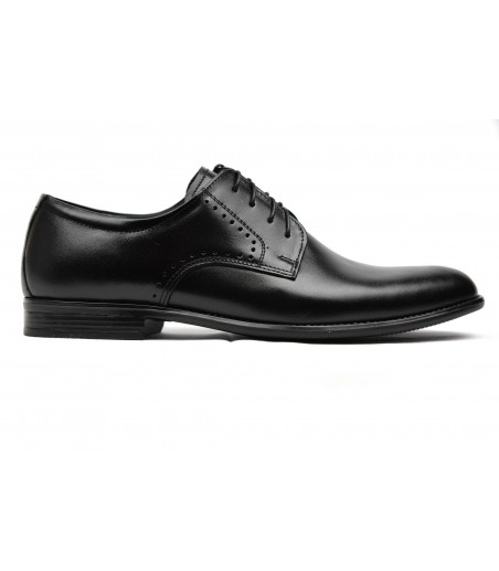 Czarne eleganckie buty męskie OP0362
