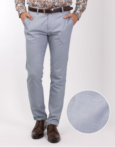 Jasno szare/niebieskie Spodnie męskie SH0207