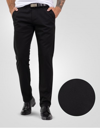 Czarne spodnie męskie SS0210