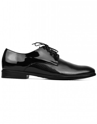 Czarne eleganckie buty męskie OA0879