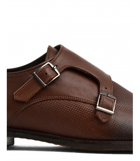 Męskie buty z klamrami typu monky OA0595