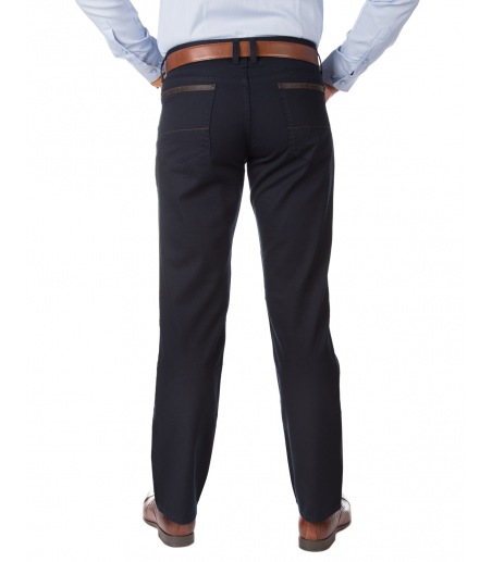 Granatowe spodnie męskie SV0036