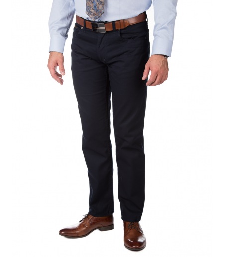 Granatowe spodnie męskie SV0036