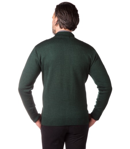 Zielony sweter męski CL0001