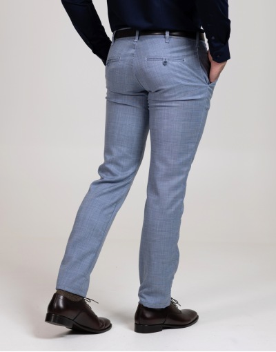 Jasnoniebieskie Spodnie męskie SH0226