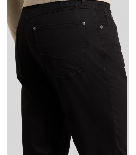BUGATTI Spodnie męskie czarne jeansy B76101-290