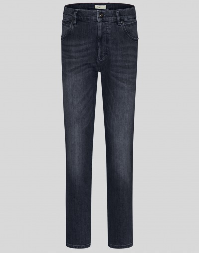 BUGATTI Spodnie męskie jeansy ciemnoszare B86676-271