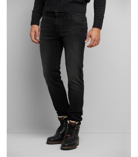 BUGATTI Spodnie męskie jeansy czarne B26679-293