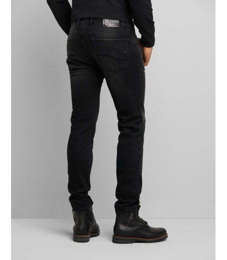 BUGATTI Spodnie męskie jeansy czarne B26679-293