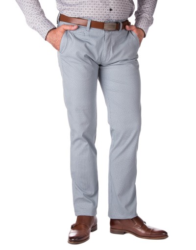 Szaro niebieskie spodnie męskie SV0082