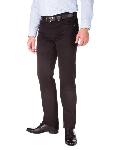 Klasyczne czarne spodnie męskie SV0023