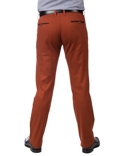Brązowe spodnie męskie SV0058